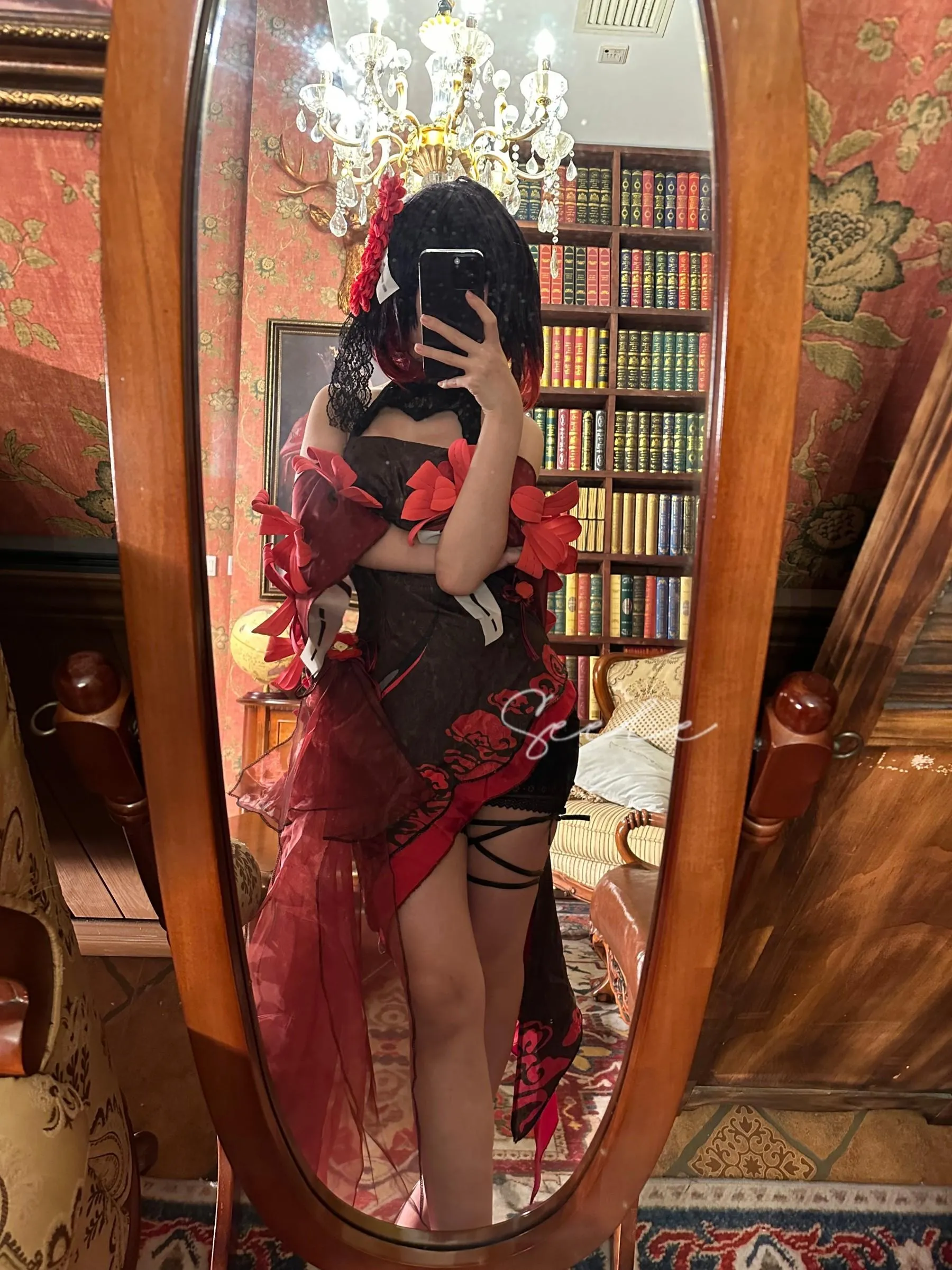 Seele麦麦 – NO.01 黑希旗袍物语 [61P]插图9